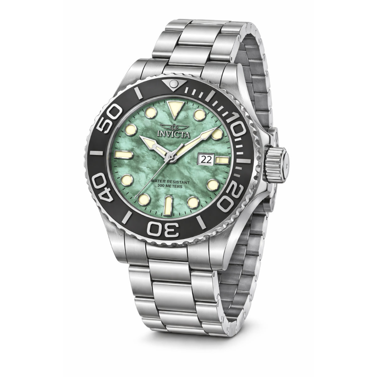 Invicta Grand Diver with Mother of Pearl Dial - 52mm, Steel