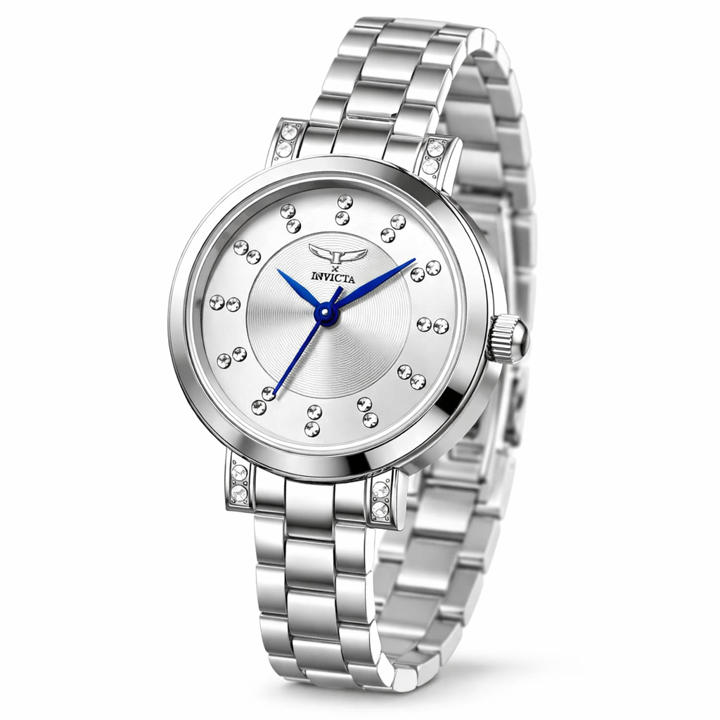 Invicta Angel – 25 mm, White, Steel