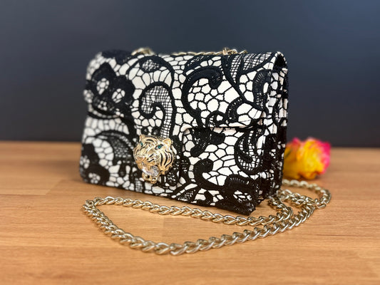 Betsey Johnson Lady Lace Crossbody Shoulder Bag