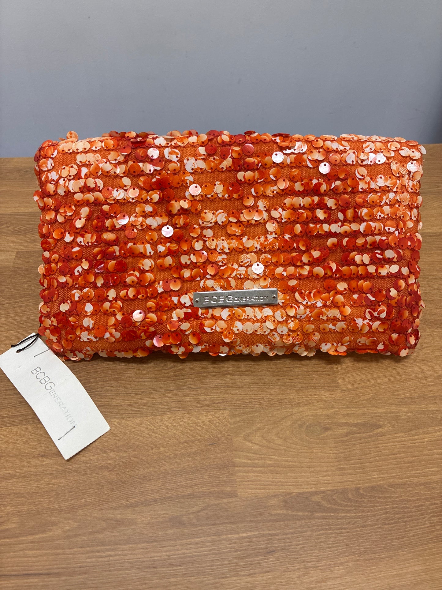 BCBGenoration - sequined clutch