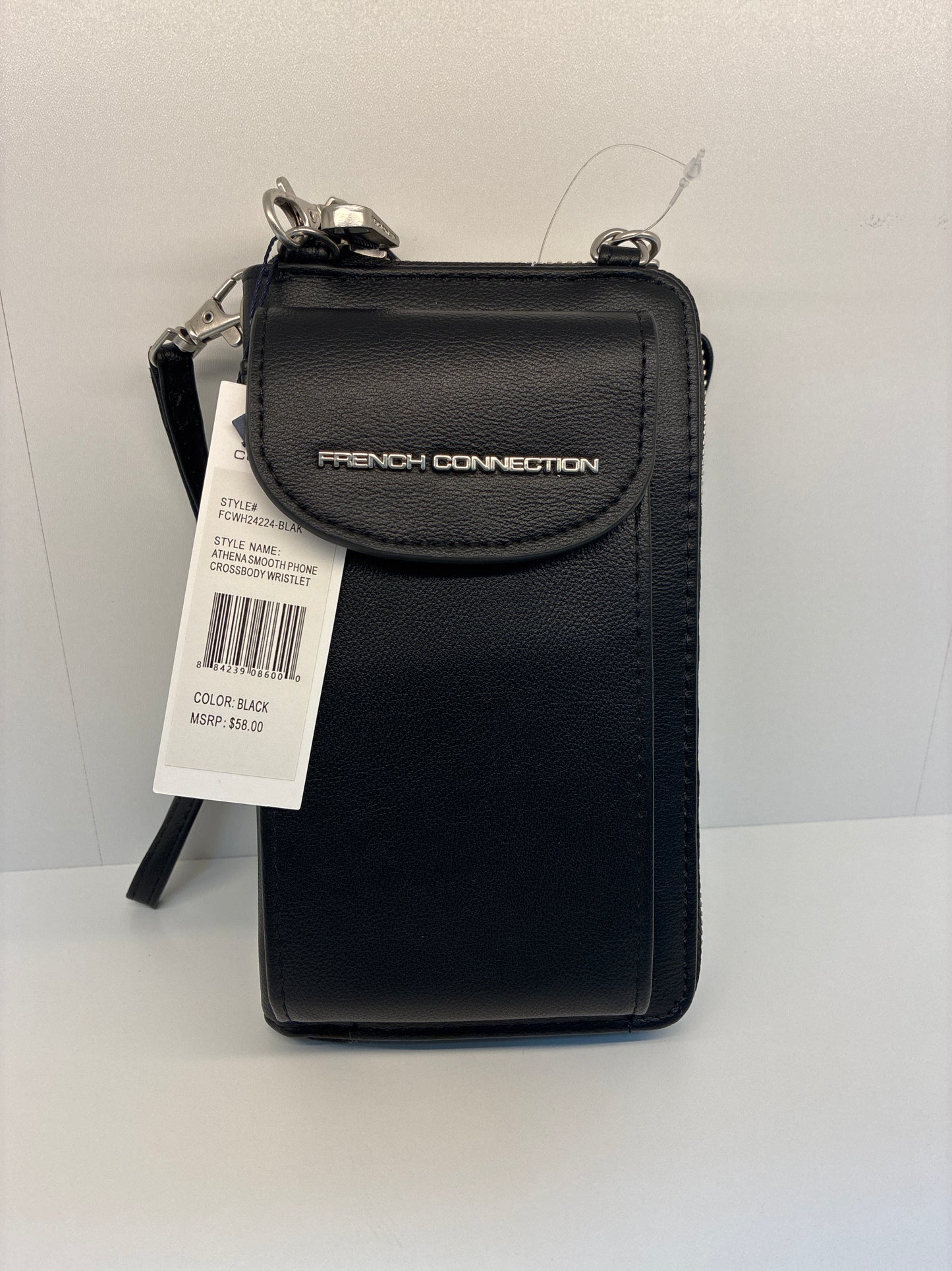 French Connection- Athena Smooth Phone Crossbody Wristlet