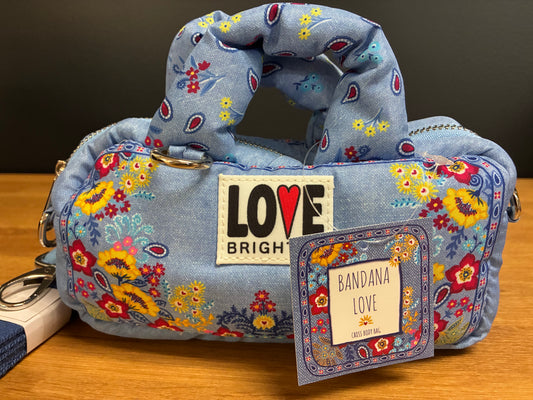 Brighton Bandana Love Crossbody Bag