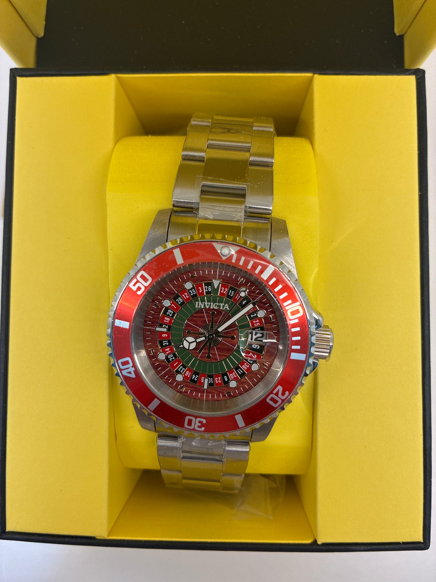 Invicta House of Cards Roulette Watch Men's Quartz 40mm (50519)