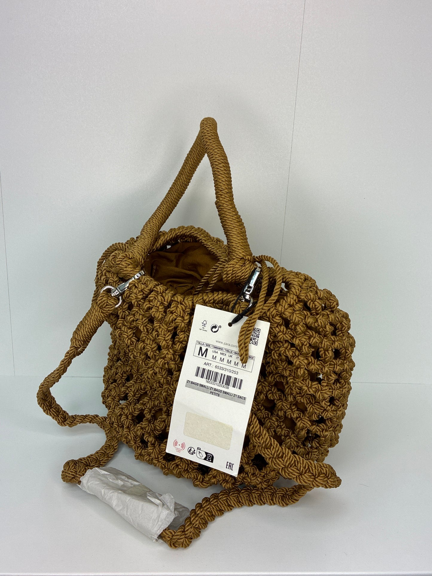 Zara- Crocheted Bucket Bag