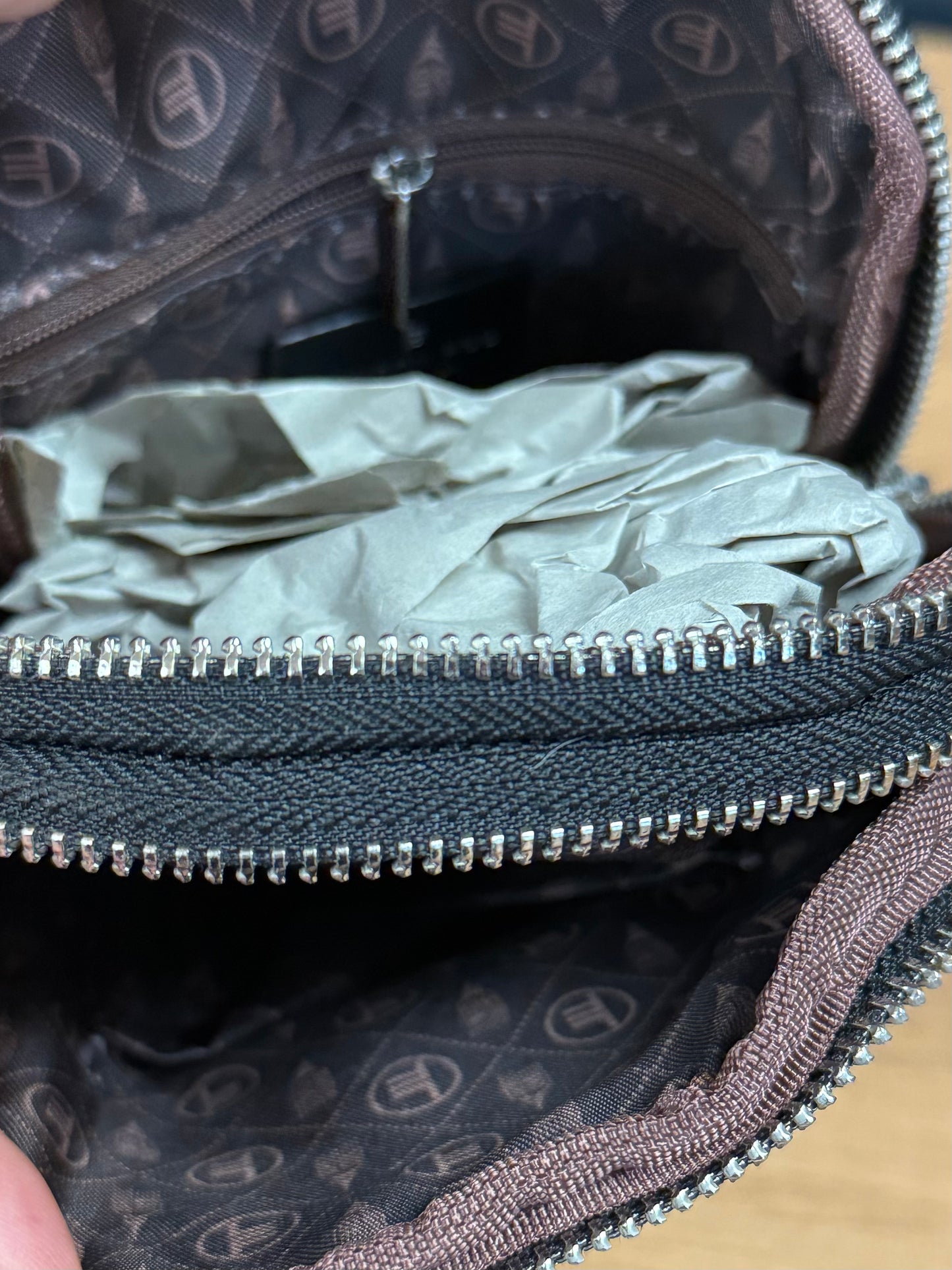 London Fog- Janice Double-Compartment Sling Bag