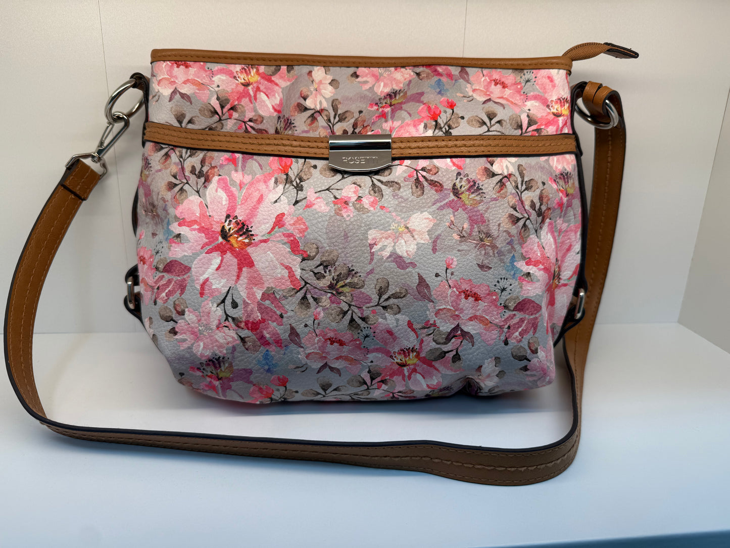 Rosetti- Watercolor Floral Medium Shoulder Bag