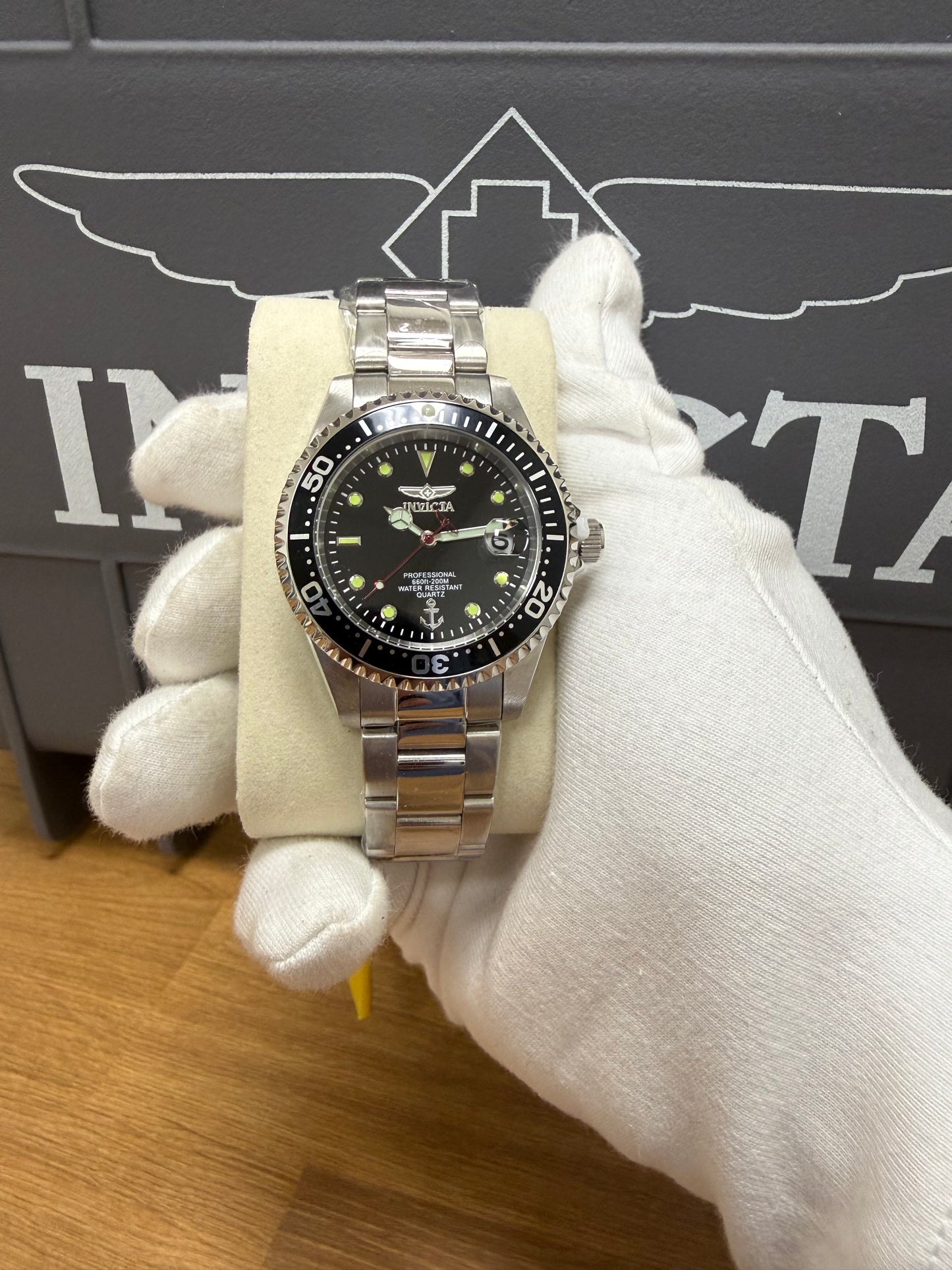 Invicta Ocean Voyage Quartz Black Dial Men's Watch