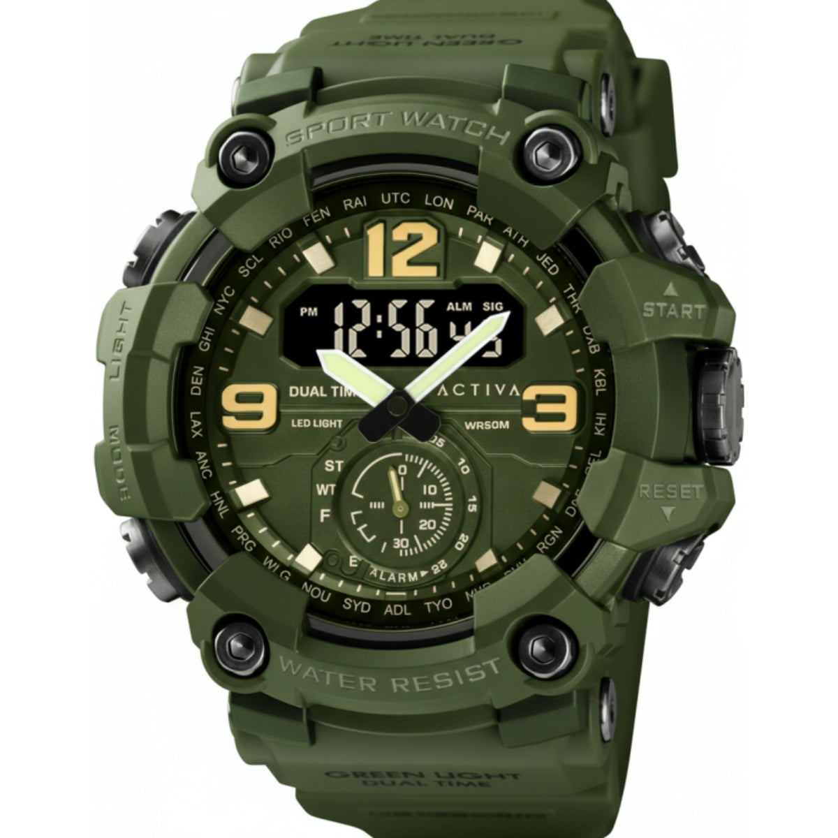 Activa Vextron X Invicta Digital - 52mm, Army Green
