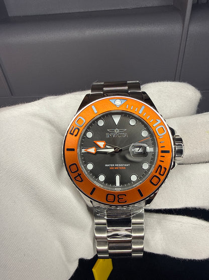 Invicta Grand Diver - 52mm, Steel and Orange