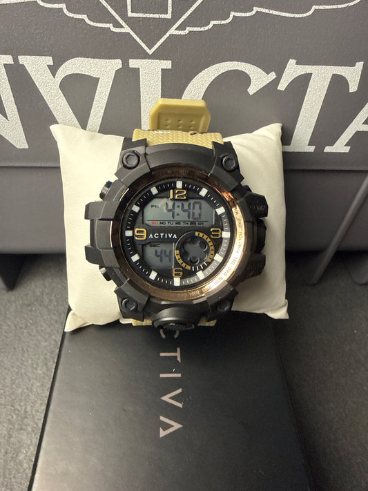Activa Endurance X Invicta Digital - 54.5mm, Tan