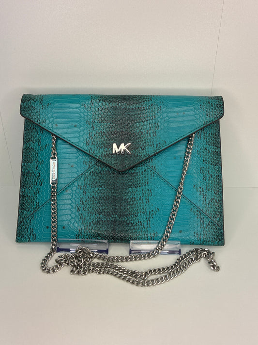 Michael Kors- Barbara Medium Snakeskin Envelope Clutch