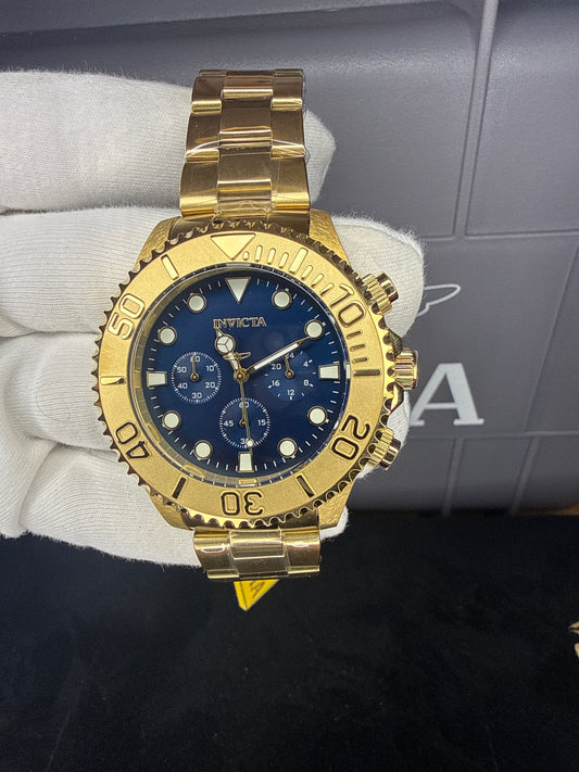 Invicta Grand Diver - 47mm. Gold and Blue