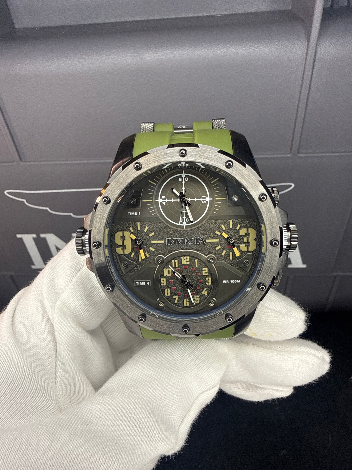 Invicta Coalition Forces Quartz Watch, Green - 50mm
