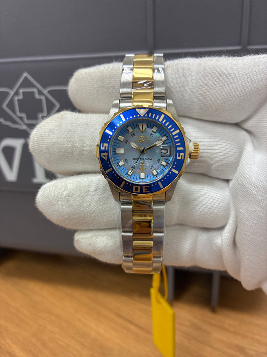 Invicta Swiss Ronda 585 Caliber Women's Watch W/ Mother Of Pearl 30mm