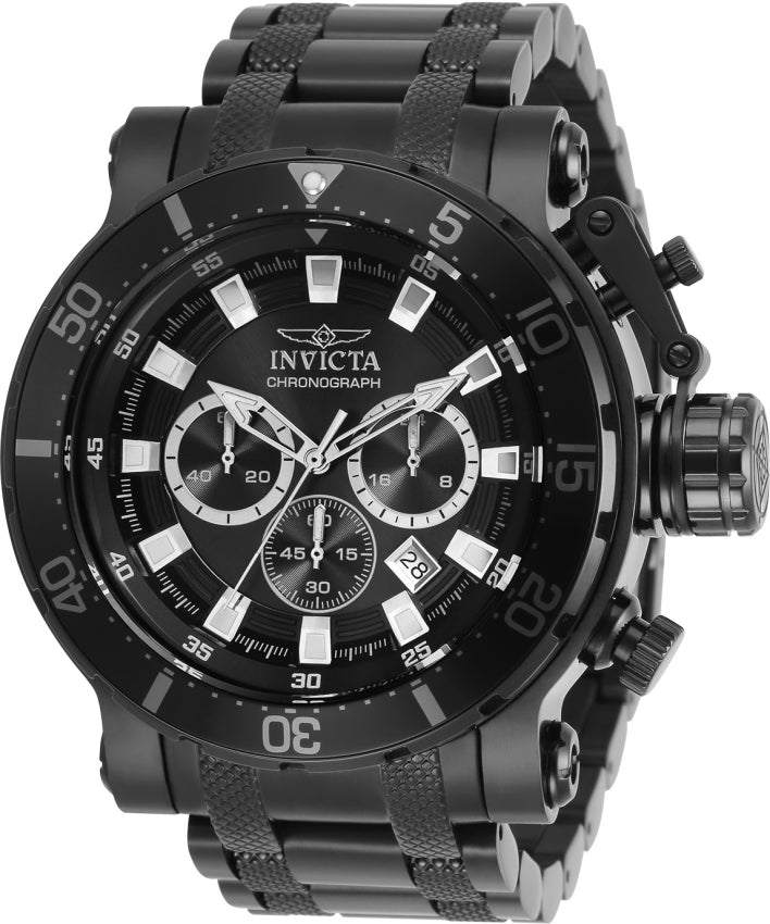 Invicta Coalition Forces Shadow Edition - 52mm Black Chrono Watch