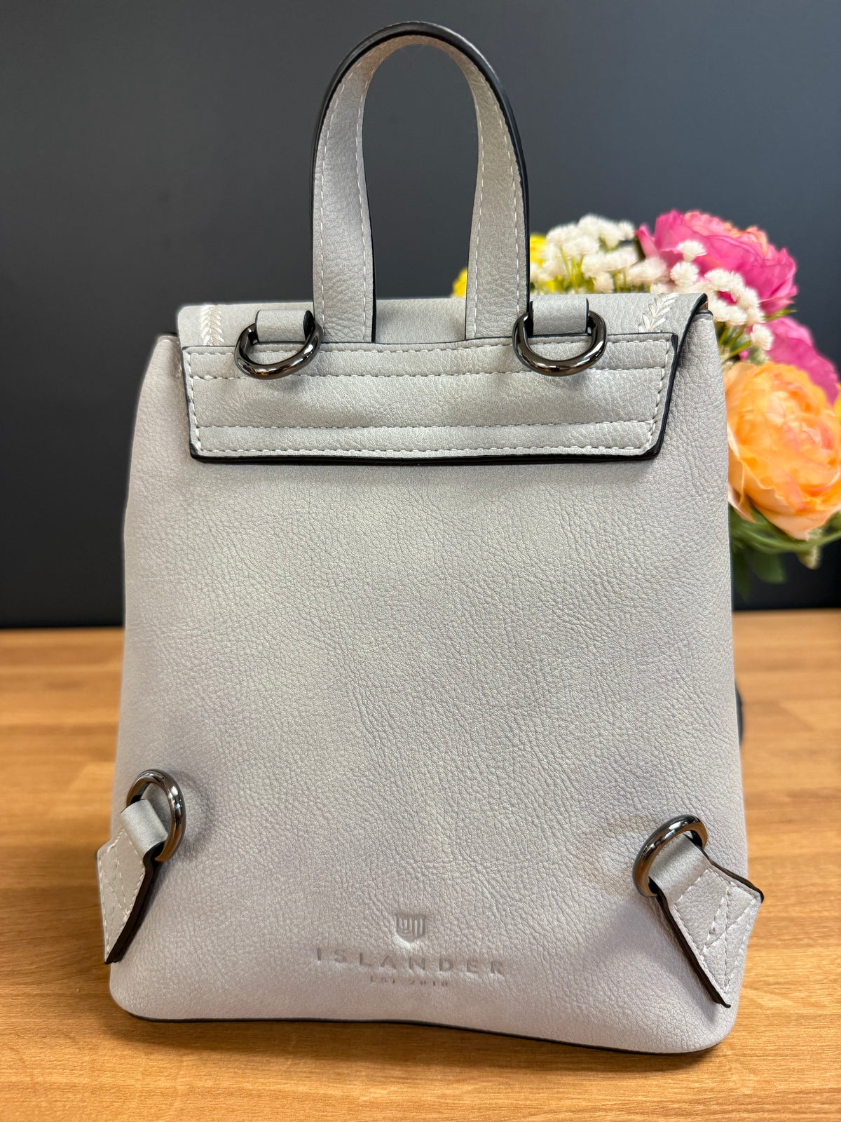 The Islander Harris Tweed mini backpack