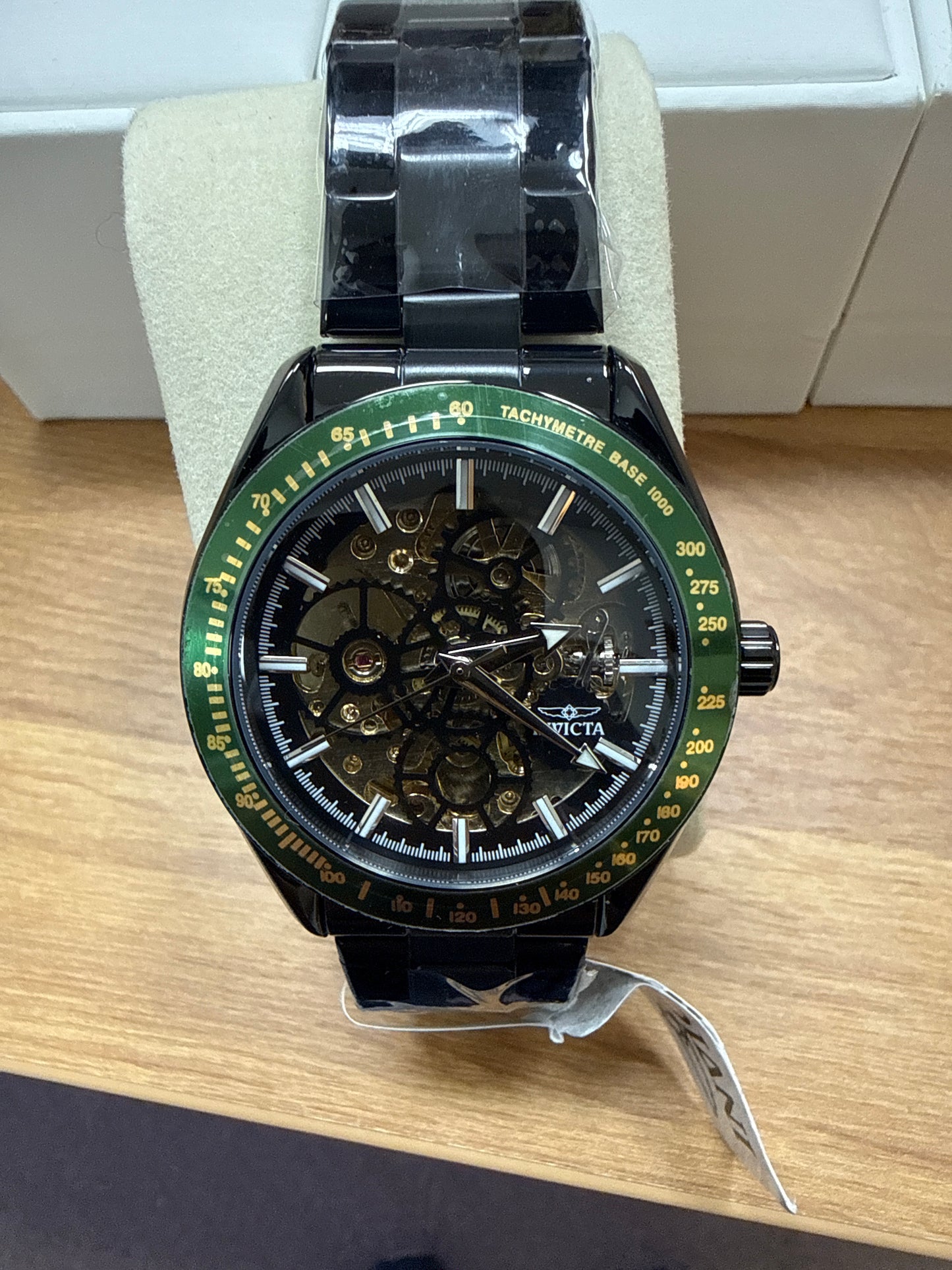 Invicta Objet D Art Excelsior Automatic Watch w/ Skeleton Dial - 43mm, Black