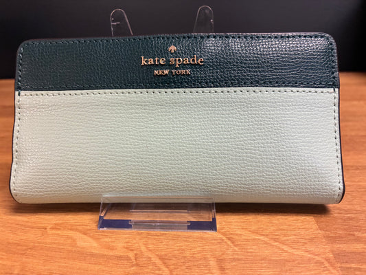 Kate Spade Darcy Large Slim Bifold Wallet- Seawater multi