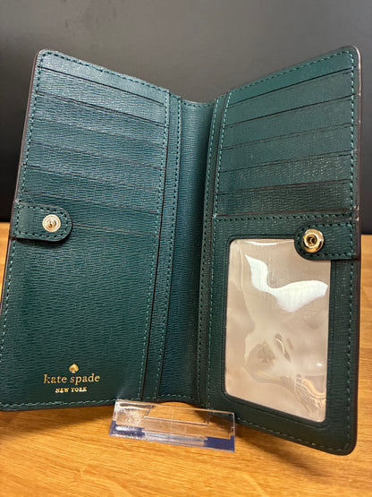 Kate Spade Darcy Large Slim Bifold Wallet- Seawater multi