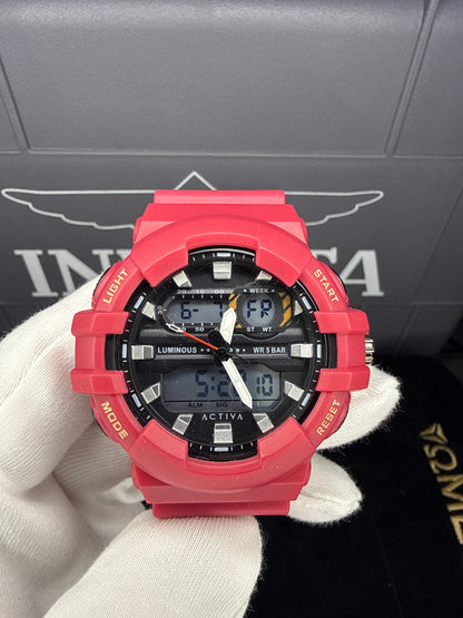 Activa Pixel X Invicta Digital - 50mm. Red