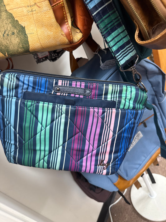 Lug FLare 2 RFID Crossbody Bag Love Multi Stripe Rainbow
