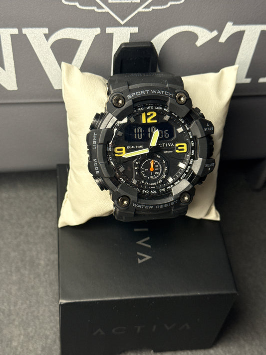 Activa by Invicta Black ops digital – 56 mm , Black