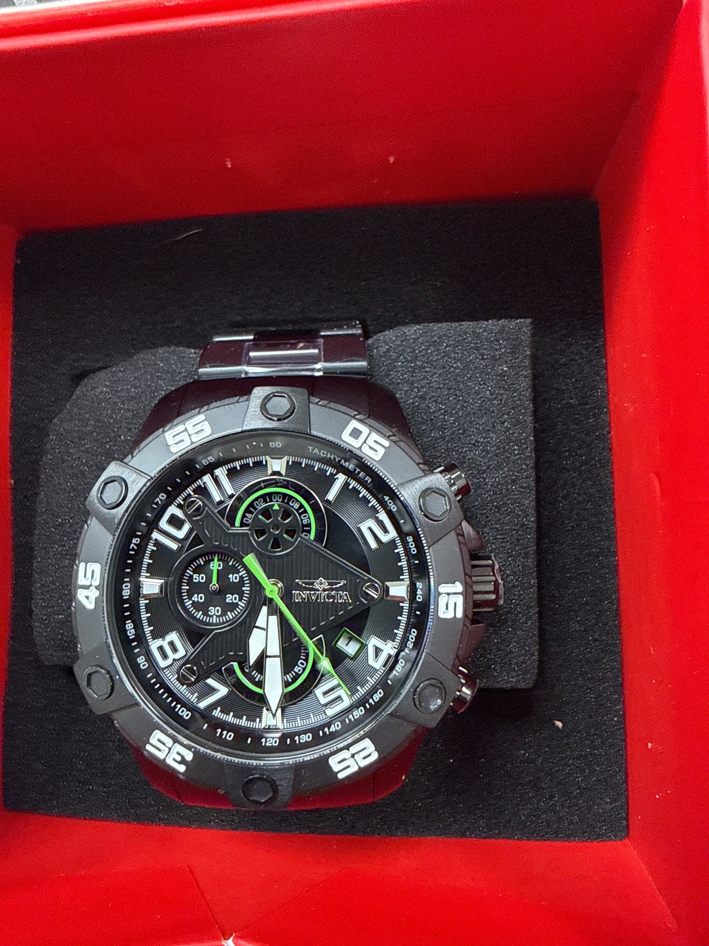 Invicta S1 Rally Chronograph Black Dial