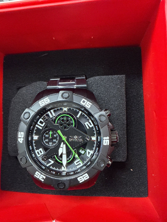 Invicta S1 Rally Chronograph Black Dial