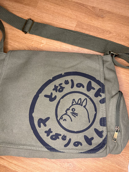 My Neighbor Totoro Canvas Crossbody Messenger Bag - Studio Ghibli