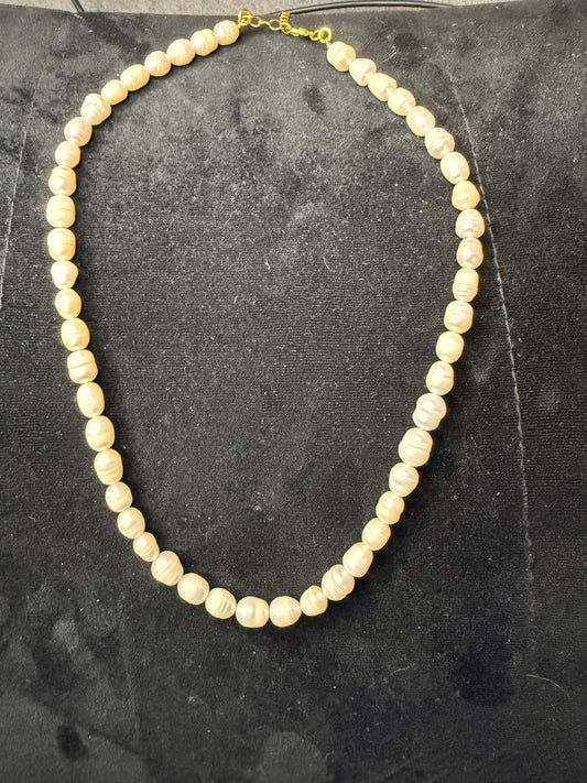 Mayamar Angel Pearl Necklace, 14k gold