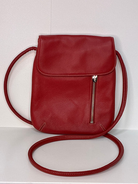 Tignanello- Red Leather Crossbody