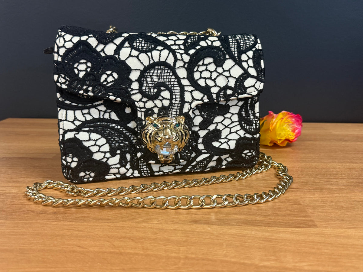 Betsey Johnson Lady Lace Crossbody Shoulder Bag