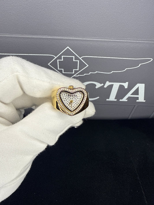 Invicta Mini Angel Ring Watch - 18.5mm, Gold