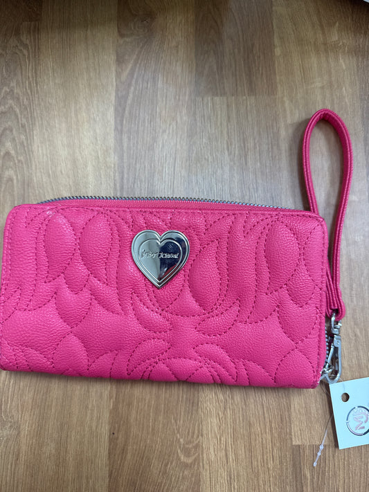 Betsey Johnson Hot Pink Tulip Wallet