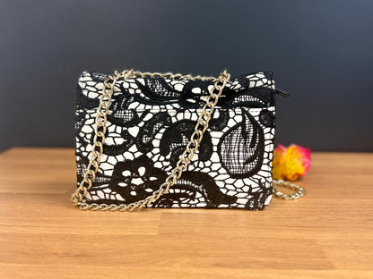 Betsey Johnson Lady Lace Crossbody Shoulder Bag