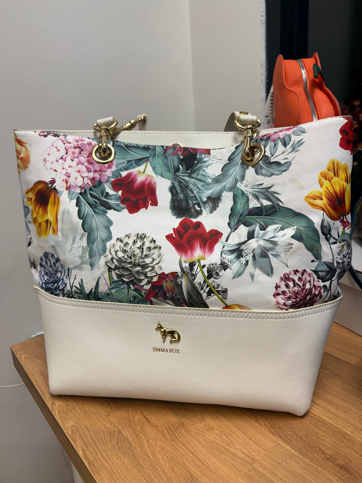 Emma Fox Jutland Floral Colorblock Tote