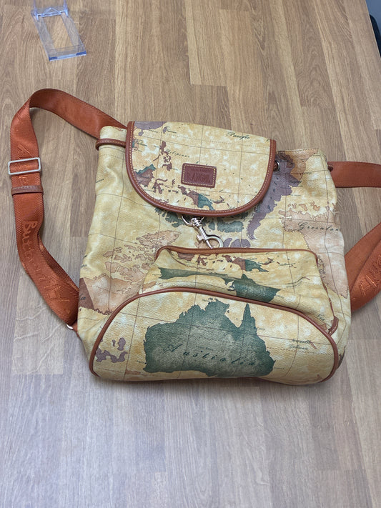 Bangel - faux leather backpack- new map