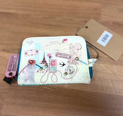 Bon Voyage Zip Wallet-Disaster Designs/House of Disaster New with Tags