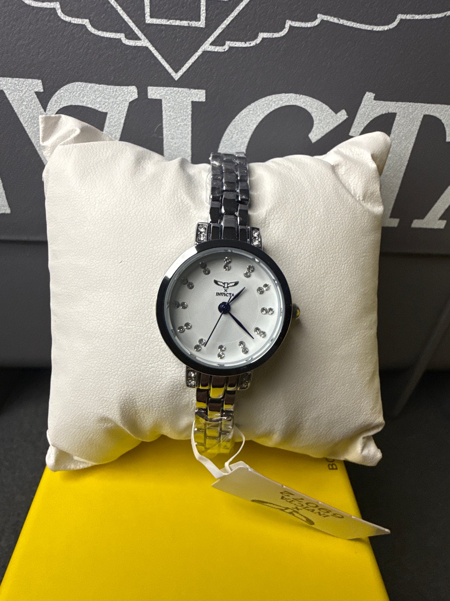 Invicta Angel – 25 mm, White, Steel