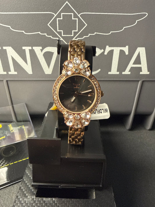 Invicta Wildflower - 30mm - Charcoal and Rose Gold -sample lot
