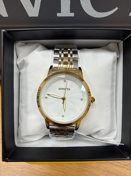 Invicta Wildflower Tigerlily Watch - 34mm, Gold, Steel