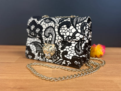 Betsey Johnson Lady Lace Crossbody Shoulder Bag