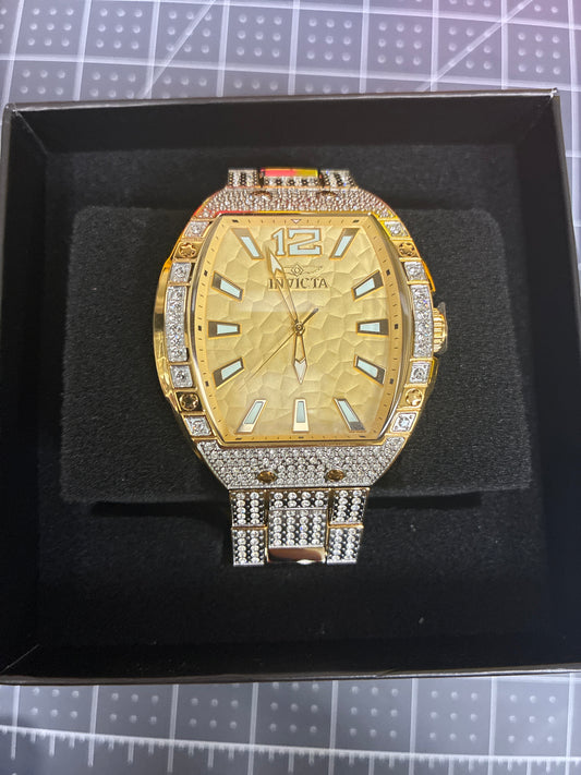 Invicta Celestial Forzyn Watch - 47mm. White. Gold (50200)