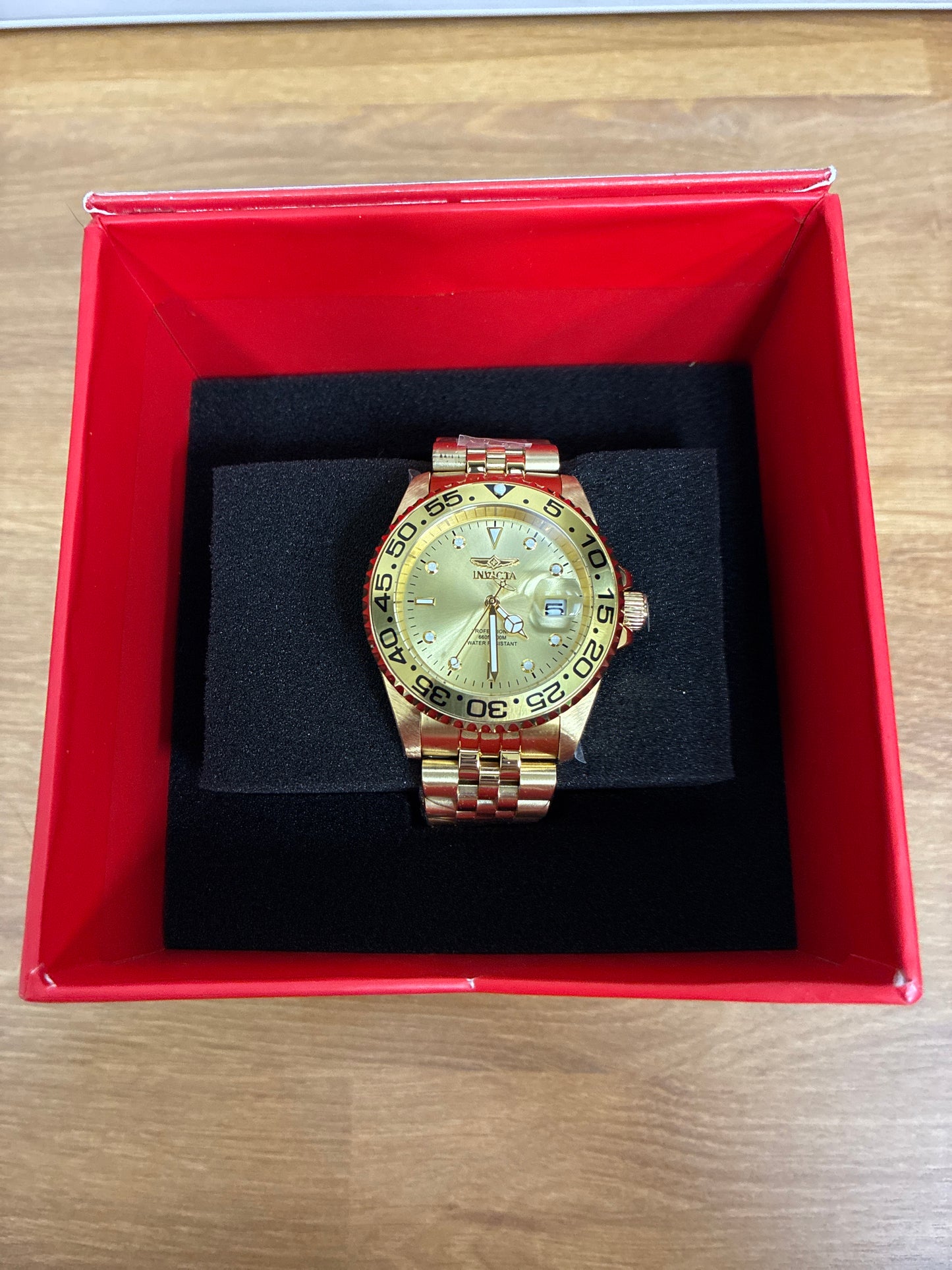 Invicta Pro Diver Unisex Watch - 38mm, Gold