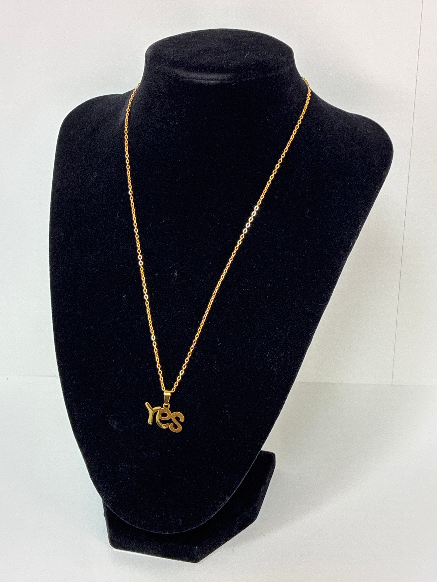 Yes Necklace- 17” chain
