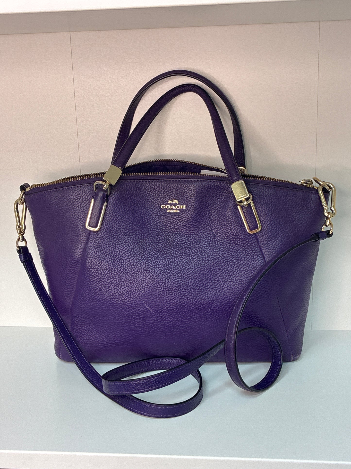 Coach Kelsey Bag- Purple