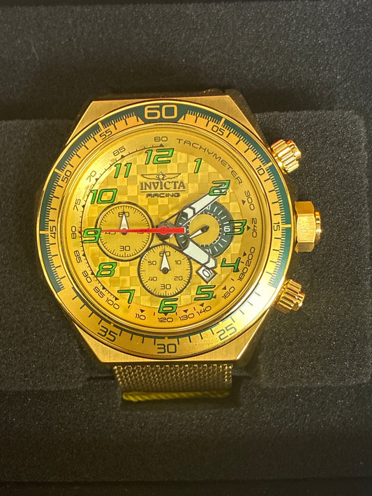Invicta Racing Watch - 50mm. Gold (47902)