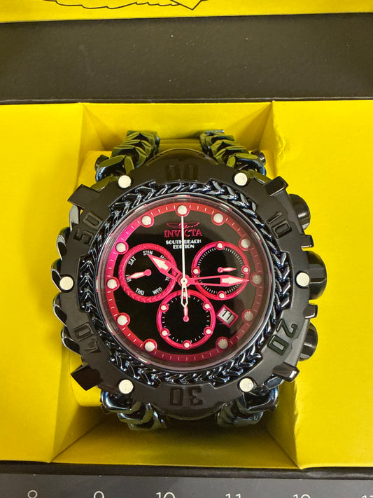 48611 Gladiator Swiss Ronda Z60 Caliber - 58mm, Ice Blue, Black