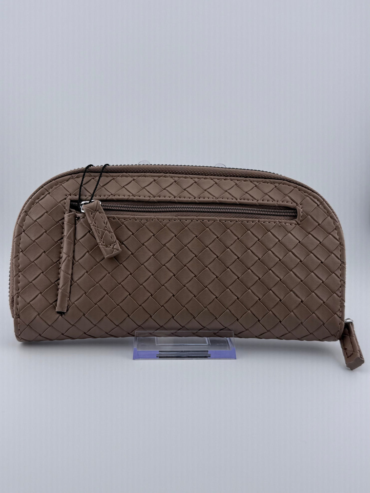 Mundi Chrissy Wallet/Clutch, Tan Basketweave
