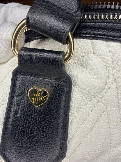 Betsey Johnson Quilted Puff Heart Pattern with Panda accessory
